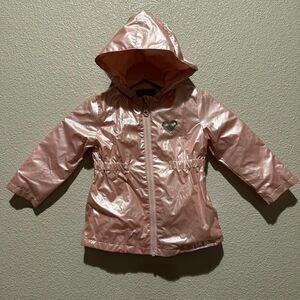 Buffalo David Bitton Girls Windbreaker Pink Jacket Size 3T